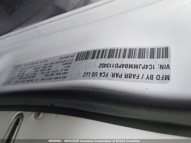 1C4PJMMB4PD113452 Jeep Cherokee Altitude Lux