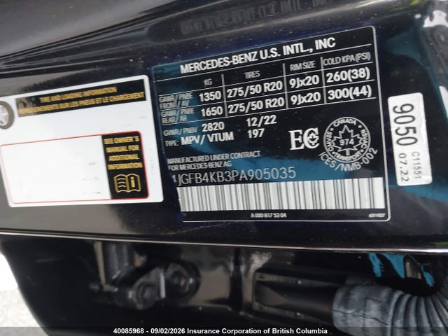 Продаж на аукціоні авто 2023 Mercedes-benz Gle 350 4matic, vin: 4JGFB4KB3PA905035, номер лоту: 40085968