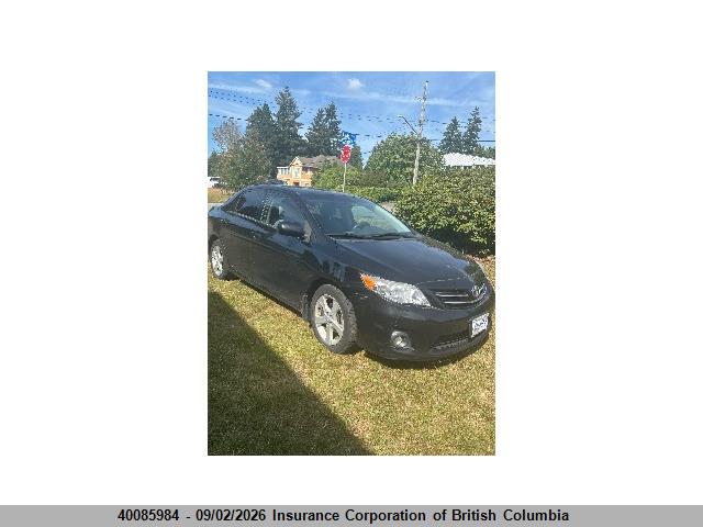 2013 Toyota Corolla S/le მანქანა იყიდება აუქციონზე, vin: 2T1BU4EE2DC061869, აუქციონის ნომერი: 40085984