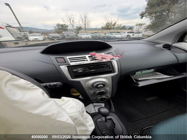 40086000 :رقم المزاد ، JTDJT923375112747 vin ، 2007 Toyota Yaris مزاد بيع