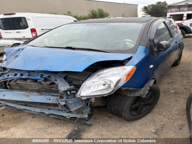 40086000 :رقم المزاد ، JTDJT923375112747 vin ، 2007 Toyota Yaris مزاد بيع