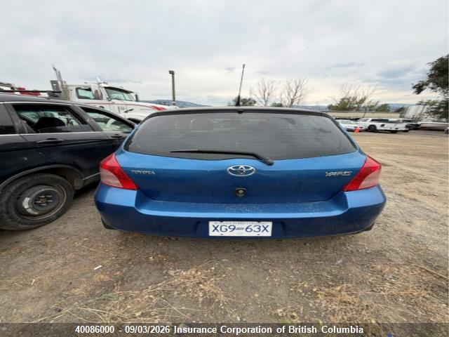 40086000 :رقم المزاد ، JTDJT923375112747 vin ، 2007 Toyota Yaris مزاد بيع