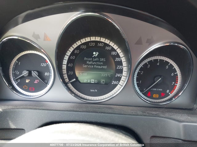 40077700 :رقم المزاد ، WDDGF8BB1AF518522 vin ، 2010 Mercedes-benz C-class مزاد بيع