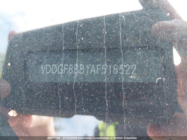 40077700 :رقم المزاد ، WDDGF8BB1AF518522 vin ، 2010 Mercedes-benz C-class مزاد بيع