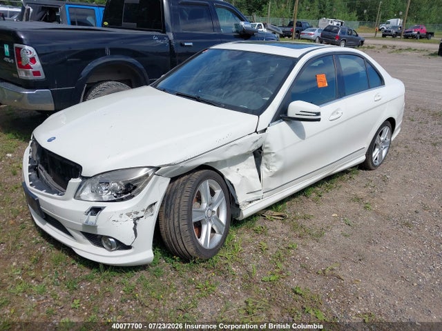 40077700 :رقم المزاد ، WDDGF8BB1AF518522 vin ، 2010 Mercedes-benz C-class مزاد بيع