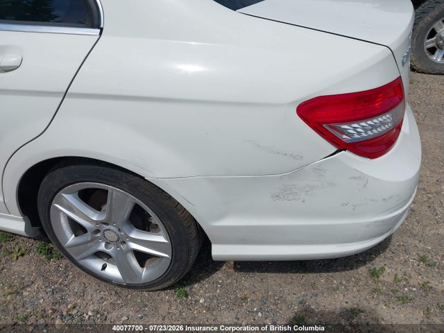 40077700 :رقم المزاد ، WDDGF8BB1AF518522 vin ، 2010 Mercedes-benz C-class مزاد بيع