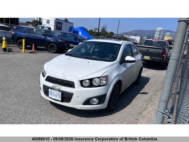 2014 Chevrolet Sonic მანქანა იყიდება აუქციონზე, vin: 1G1JC5EH1E4191332, აუქციონის ნომერი: 40086010