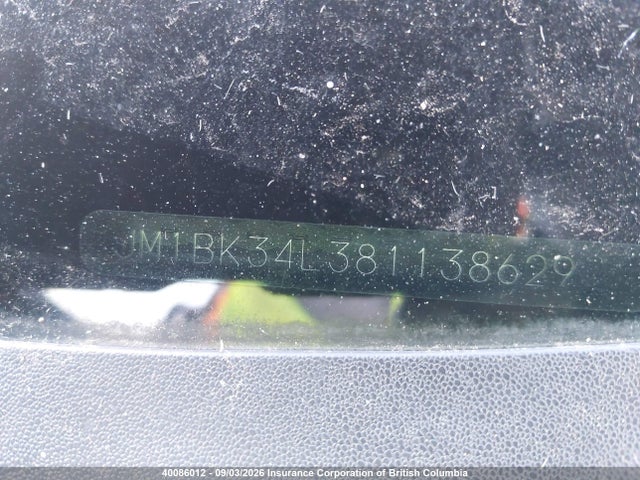 40086012 :رقم المزاد ، JM1BK34L381138629 vin ، 2008 Mazda Speed 3 مزاد بيع