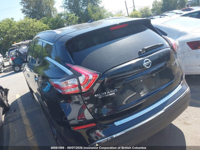 Auction sale of the 2015 Nissan Murano S/sl/sv/platinum, vin: 5N1AZ2MH5FN230761, lot number: 40081598