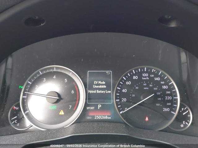 40086047 :رقم المزاد ، JTHBW1GG4G2107033 vin ، 2016 Lexus Es 300h 300h مزاد بيع