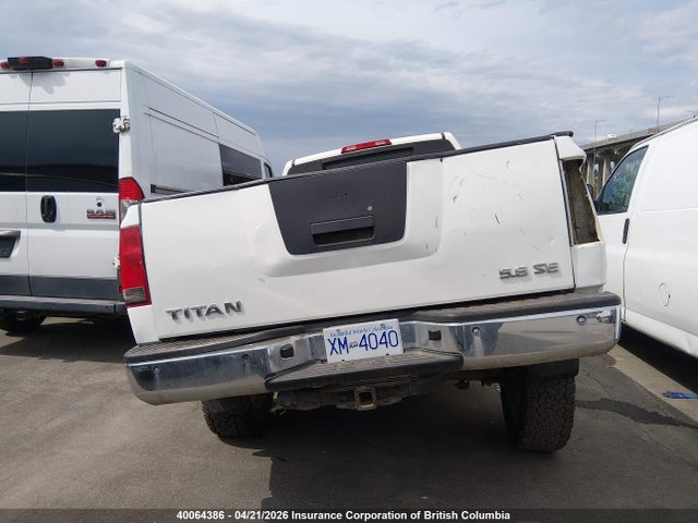 2008 Nissan Titan Xe/se/le/pro-4x მანქანა იყიდება აუქციონზე, vin: 1N6AA07F08N318644, აუქციონის ნომერი: 40064386