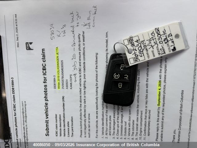 Volkswagen Jetta 2019 3VWG57BU0KM030525 Image 14