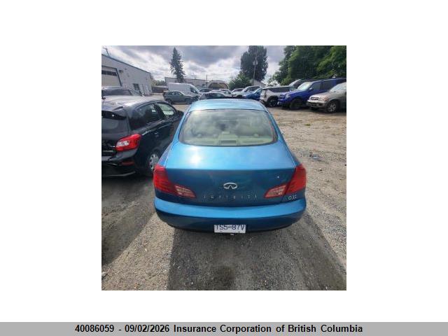 Aukcja sprzedaży 2003 Infiniti G35, vin: JNKCV51E03M305838, numer aukcji: 40086059