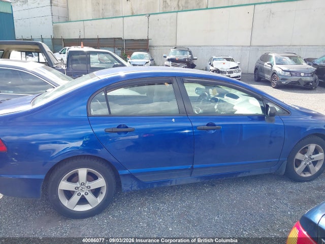 40086077 :رقم المزاد ، 2HGFA16386H007041 vin ، 2006 Honda Civic مزاد بيع