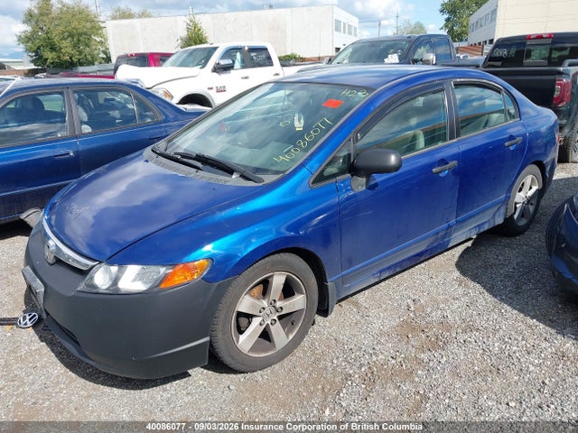 40086077 :رقم المزاد ، 2HGFA16386H007041 vin ، 2006 Honda Civic مزاد بيع