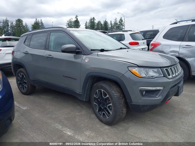 Продаж на аукціоні авто 2021 Jeep Compass Trailhawk, vin: 3C4NJDDB1MT602632, номер лоту: 40080191