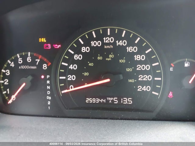40086114 :رقم المزاد ، 1HGCM56643A811391 vin ، 2003 Honda Accord Ex مزاد بيع