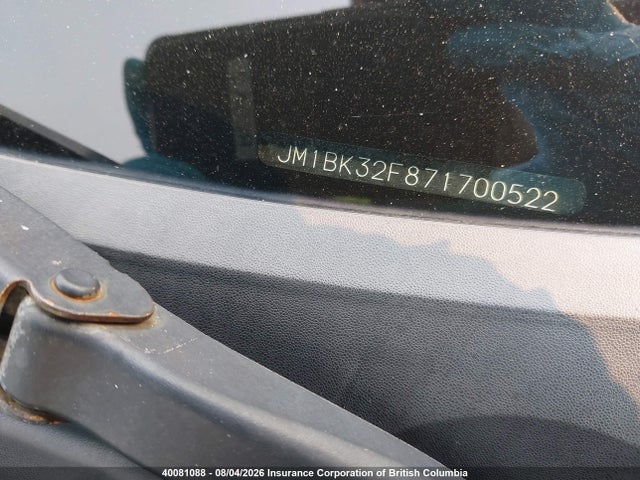 Продажа на аукционе авто 2007 Mazda 3 I, vin: JM1BK32F871700522, номер лота: 40081088