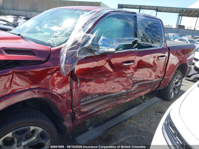 40081589 :رقم المزاد ، 1C6SRFHT5KN871148 vin ، 2019 Ram 1500 Limited مزاد بيع