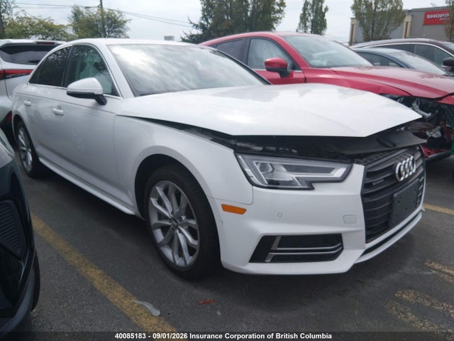 Auction sale of the 2018 Audi A4 Progressiv, vin: WAUBNAF47JN012433, lot number: 40085183