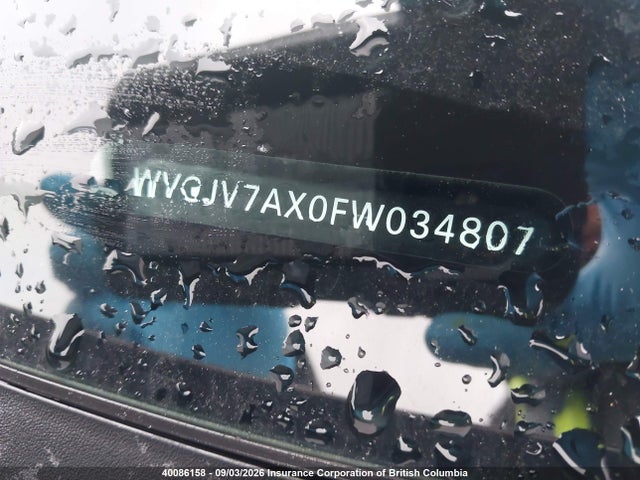 Продажа на аукционе авто 2015 Volkswagen Tiguan S/se/sel/r-line, vin: WVGJV7AX0FW034807, номер лота: 40086158