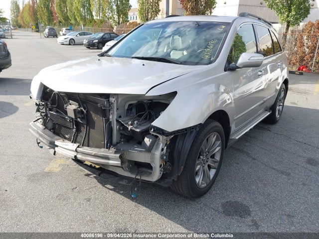 40086196 :رقم المزاد ، 2HNYD2H79BH002309 vin ، 2011 Acura Mdx مزاد بيع