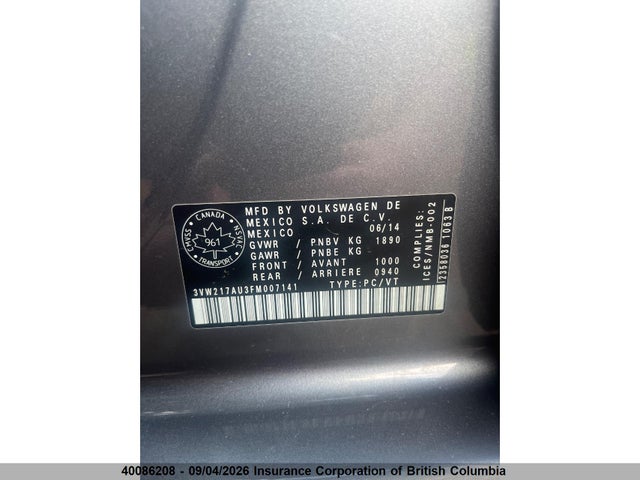 Volkswagen Golf 2015 3VW217AU3FM007141 Image 16