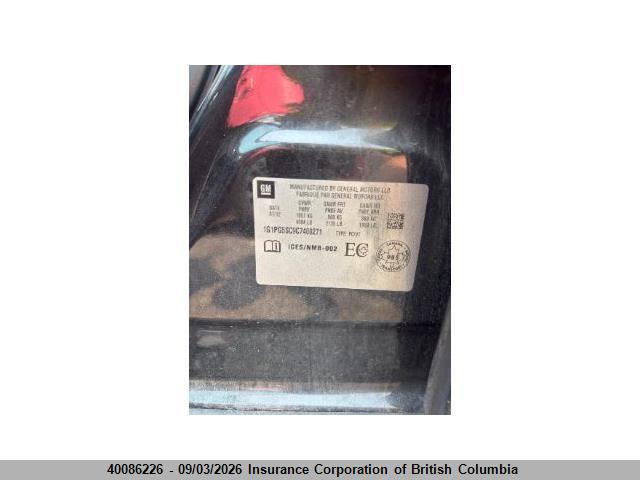 Продажа на аукционе авто 2012 Chevrolet Cruze, vin: 1G1PG5SC9C7400271, номер лота: 40086226