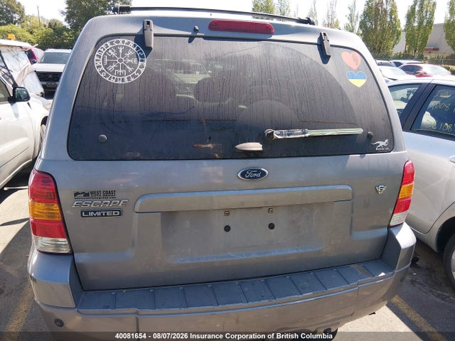 40081654 :رقم المزاد ، 1FMYU94197KA27108 vin ، 2007 Ford Escape Limited مزاد بيع