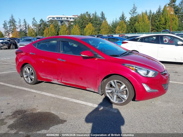 Aukcja sprzedaży 2014 Hyundai Elantra Limited, vin: KMHDH4AH0EU075119, numer aukcji: 40086258