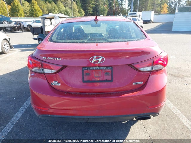Aukcja sprzedaży 2014 Hyundai Elantra Limited, vin: KMHDH4AH0EU075119, numer aukcji: 40086258