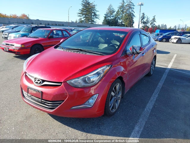 Aukcja sprzedaży 2014 Hyundai Elantra Limited, vin: KMHDH4AH0EU075119, numer aukcji: 40086258