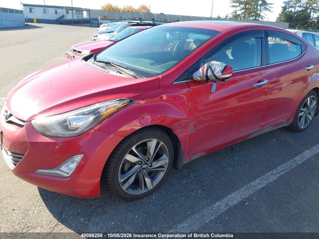 Aukcja sprzedaży 2014 Hyundai Elantra Limited, vin: KMHDH4AH0EU075119, numer aukcji: 40086258