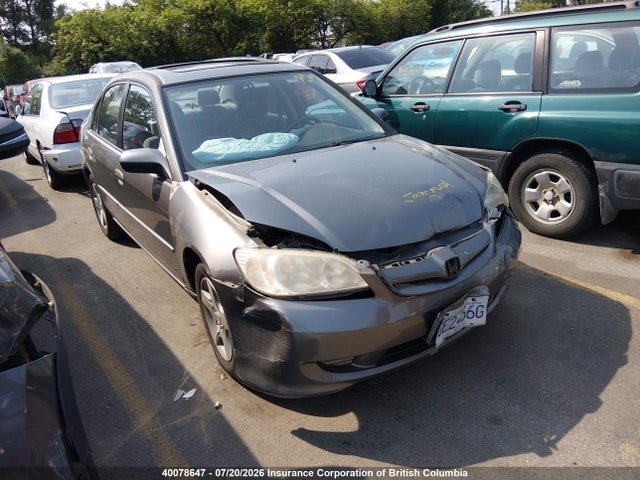 Продажа на аукционе авто 2005 Honda Civic Ex, vin: 2HGES16865H000088, номер лота: 40078647