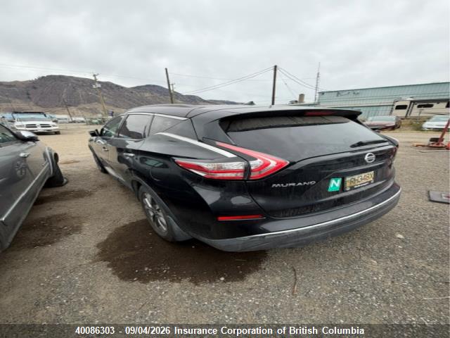 5N1AZ2MHXFN232764 Nissan Murano Platinum/sl/sv