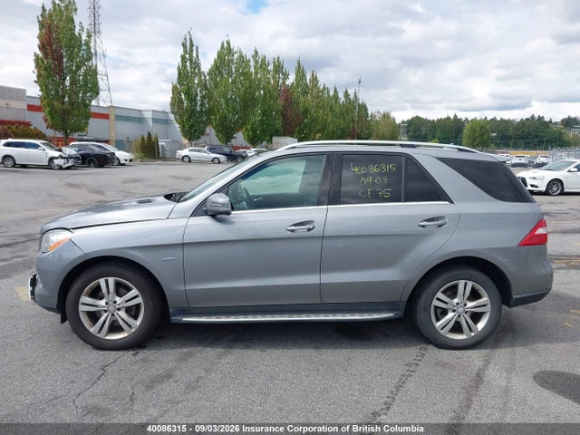 Продаж на аукціоні авто 2012 Mercedes-benz Ml 350 Bluetec 4matic, vin: 4JGDA2EB2CA031720, номер лоту: 40086315