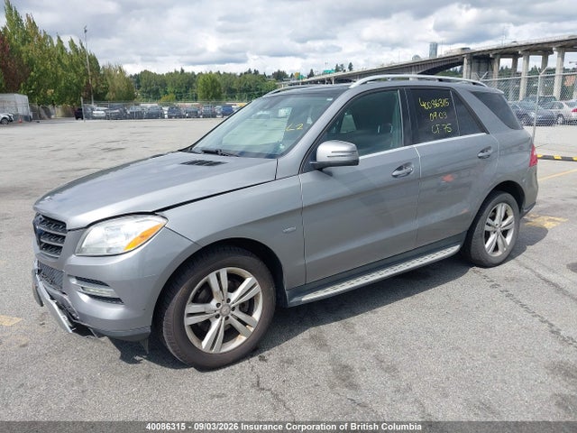 Продаж на аукціоні авто 2012 Mercedes-benz Ml 350 Bluetec 4matic, vin: 4JGDA2EB2CA031720, номер лоту: 40086315