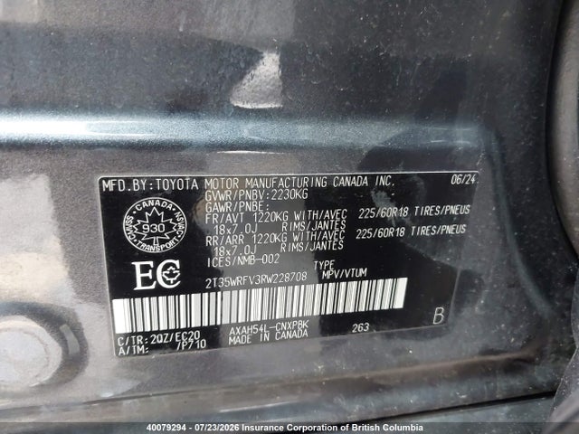Toyota RAV4 XSE 2024 2T35WRFV3RW228708 Image 9