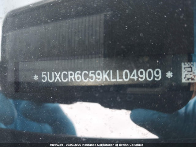 Продаж на аукціоні авто 2019 Bmw X5, vin: 5UXCR6C59KLL04909, номер лоту: 40086319