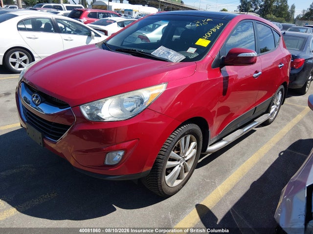 Auction sale of the 2013 Hyundai Tucson Gls/limited, vin: KM8JUCAC6DU597135, lot number: 40081860