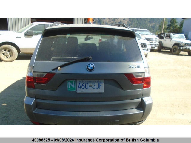 40086325 :رقم المزاد ، WBXPC73457WE50639 vin ، 2007 Bmw X3 مزاد بيع