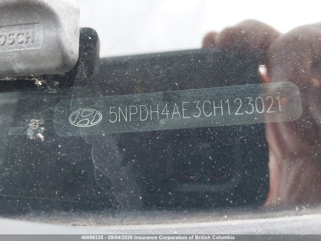 Продаж на аукціоні авто 2012 Hyundai Elantra Gls/limited, vin: 5NPDH4AE3CH123021, номер лоту: 40086335