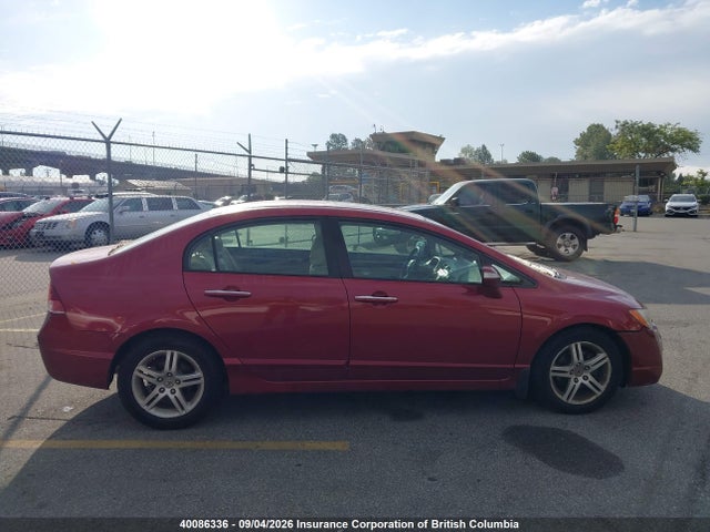 40086336 :رقم المزاد ، 2HHFD565X8H200516 vin ، 2008 Acura Csx مزاد بيع