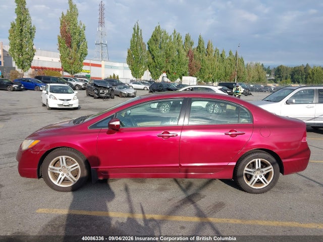 40086336 :رقم المزاد ، 2HHFD565X8H200516 vin ، 2008 Acura Csx مزاد بيع