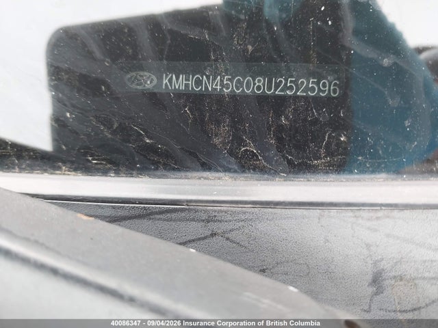 Продажа на аукционе авто 2008 Hyundai Accent Gls, vin: KMHCN45C08U252596, номер лота: 40086347