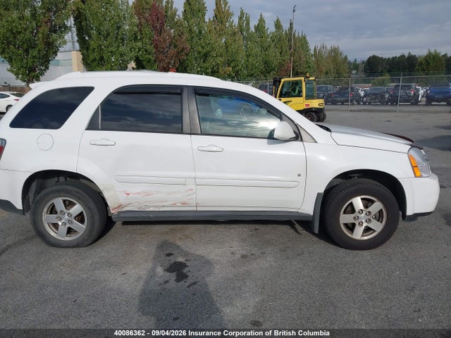 2007 Chevrolet Equinox Lt მანქანა იყიდება აუქციონზე, vin: 2CNDL63F076225351, აუქციონის ნომერი: 40086362