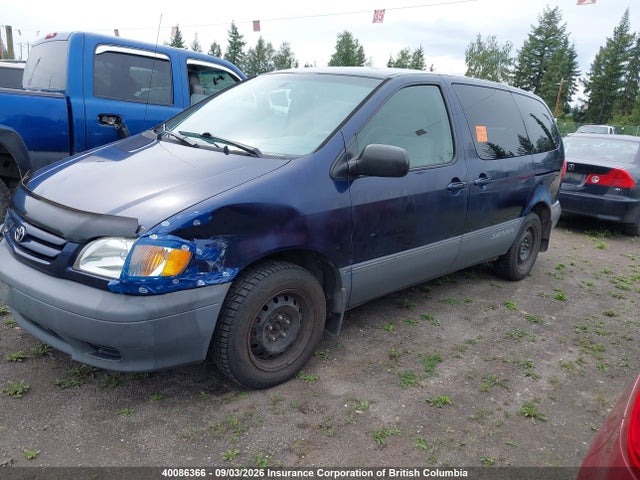 40086366 :رقم المزاد ، 4T3ZF19C72U415193 vin ، 2002 Toyota Sienna Ce مزاد بيع
