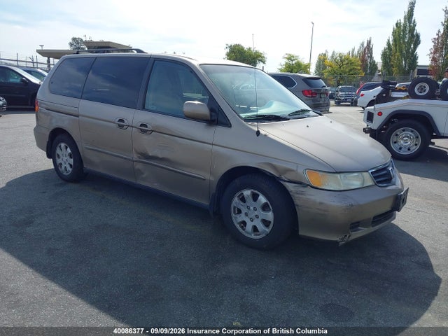 2003 Honda Odyssey Exl მანქანა იყიდება აუქციონზე, vin: 2HKRL18983H006921, აუქციონის ნომერი: 40086377