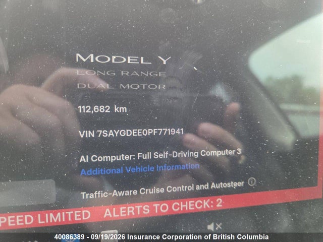 Tesla Model Y 2023 7SAYGDEE0PF771941 Image 28