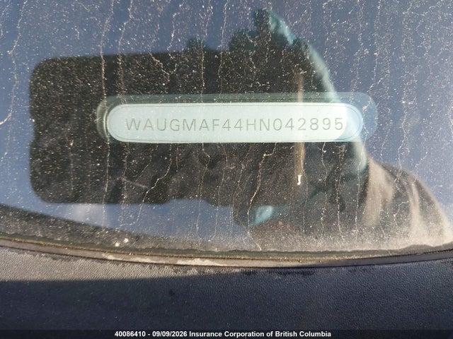 40086410 :رقم المزاد ، WAUGMAF44HN042895 vin ، 2017 Audi A4 مزاد بيع